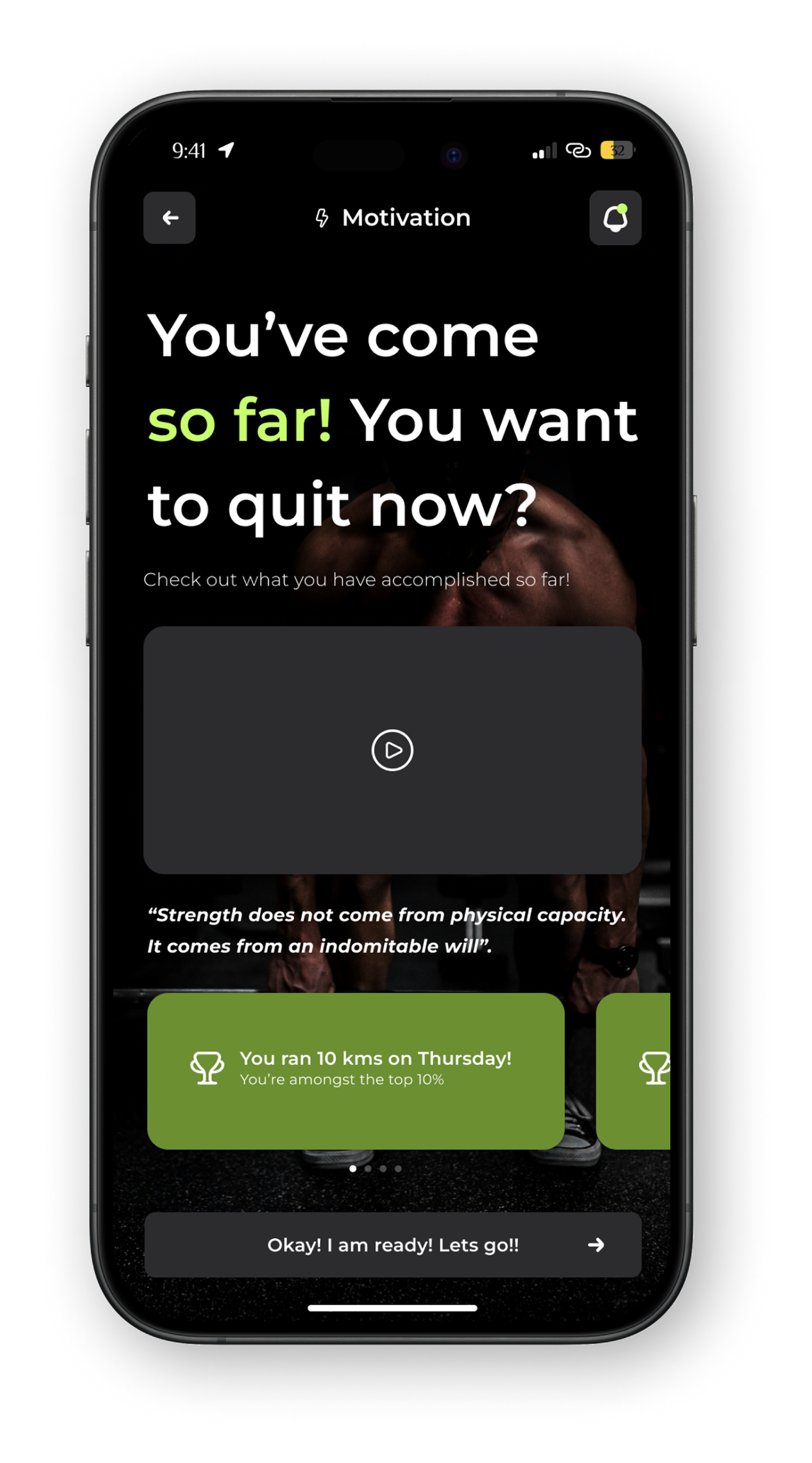 Motivation — You've Come So Far