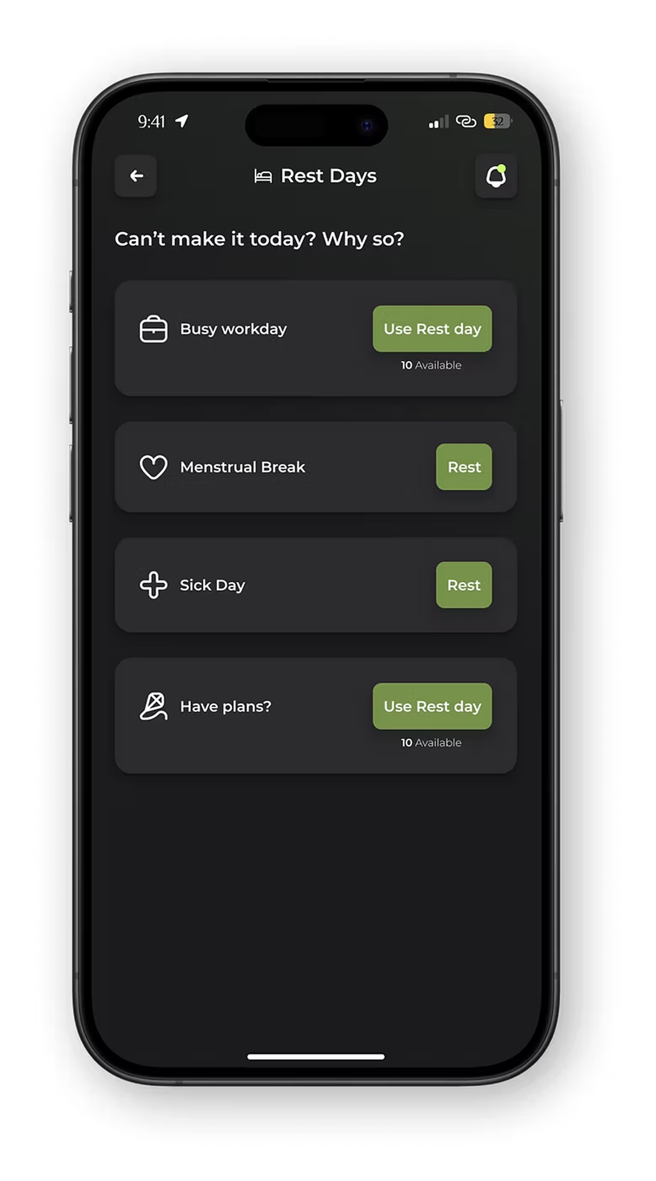 Rest Days — Why So?