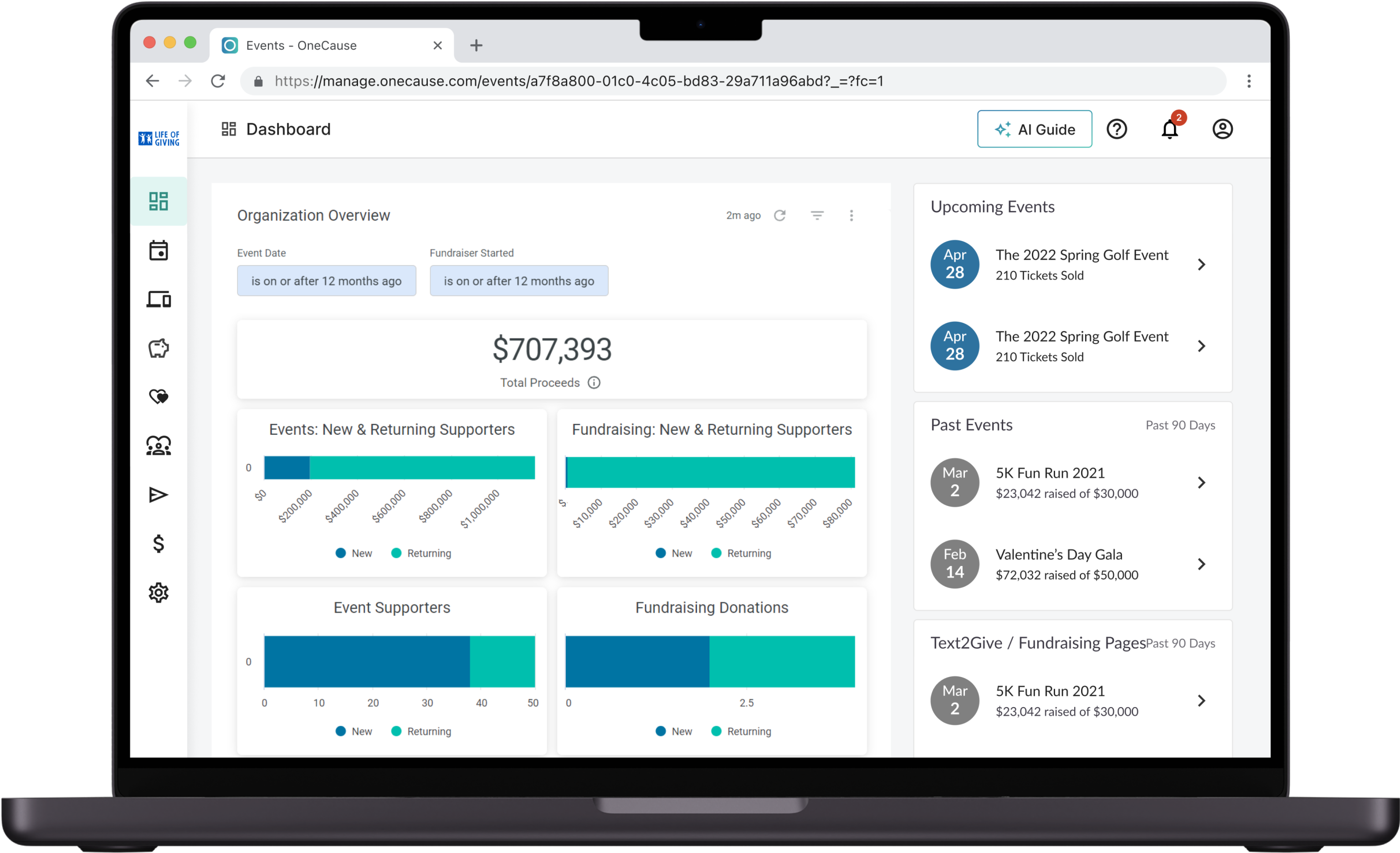 Before State — Analytics Dashboard