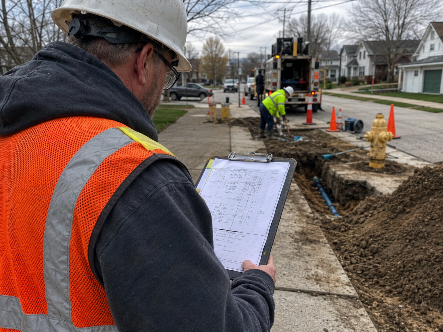 Utility field operator in the field