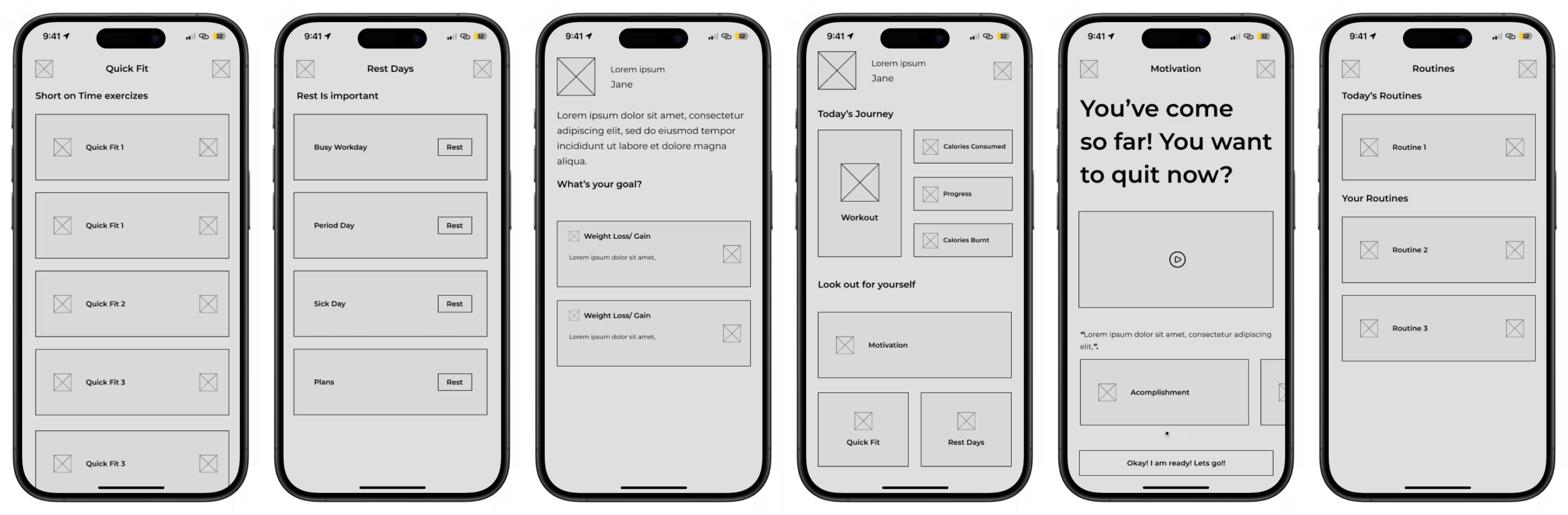 Wireframe Flows
